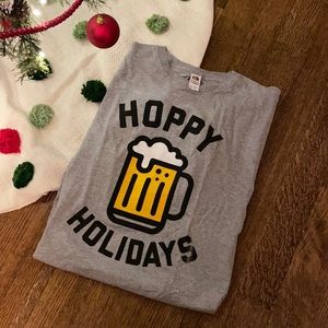 NWOT Hoppy Holidays XXL SS tshirt 🍻 🎄